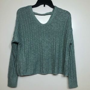 SO brand light blue/green sweater. Size S.